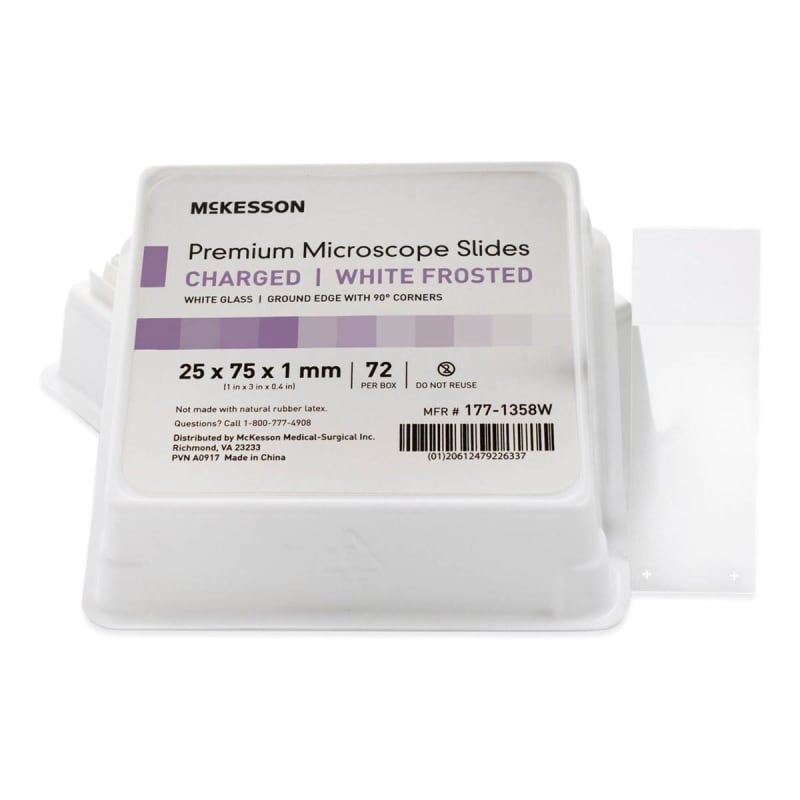 Erie Scientific Microscope Slide SuperfrostÂ® 25 X 75 X 1.2 mm White Frosted End