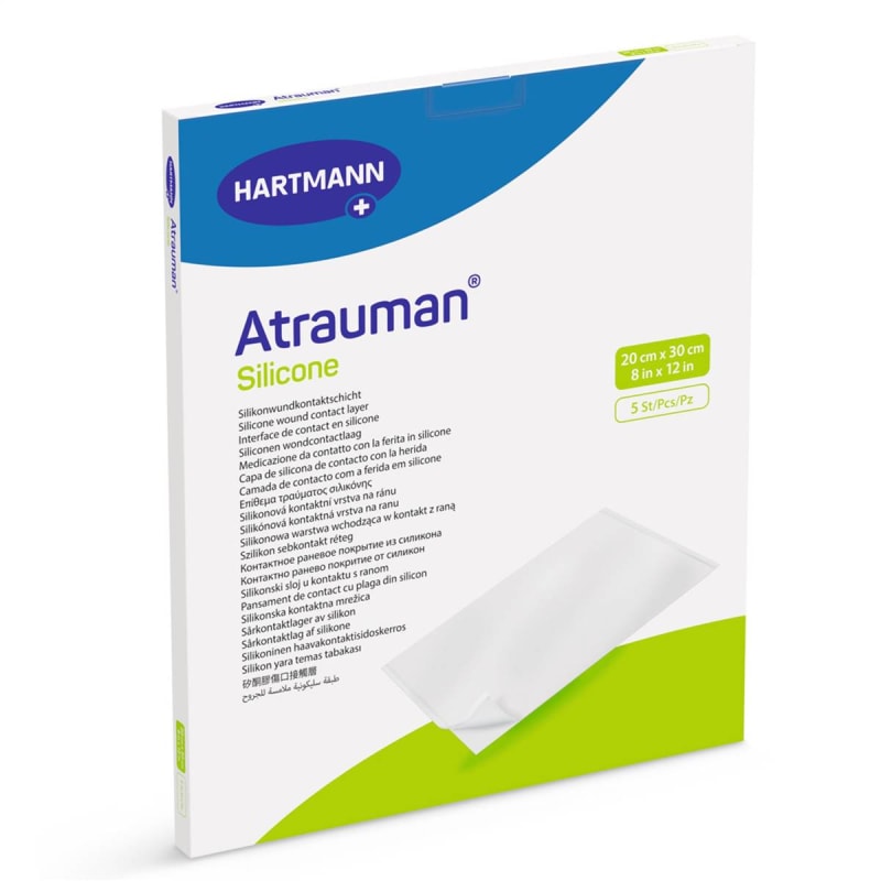 Hartmann AtraumanÂ® Silicone Sterile Wound Contact Layer Dressing, 8 X 12 Inch