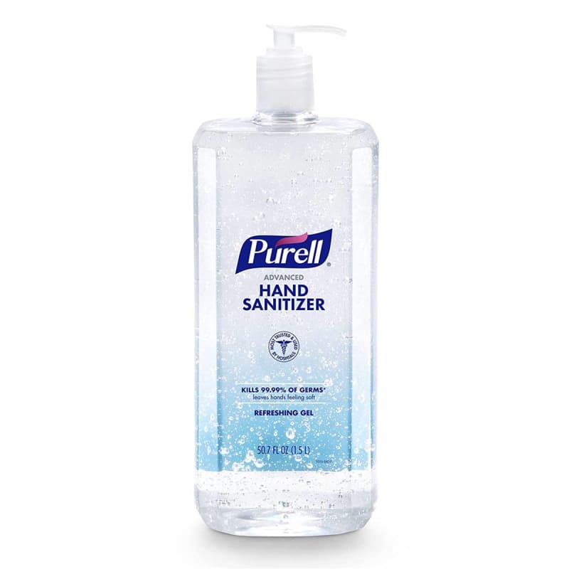 GOJO PurellÂ® Advanced Hand Sanitizer, 1.5 Liter Pump Bottle