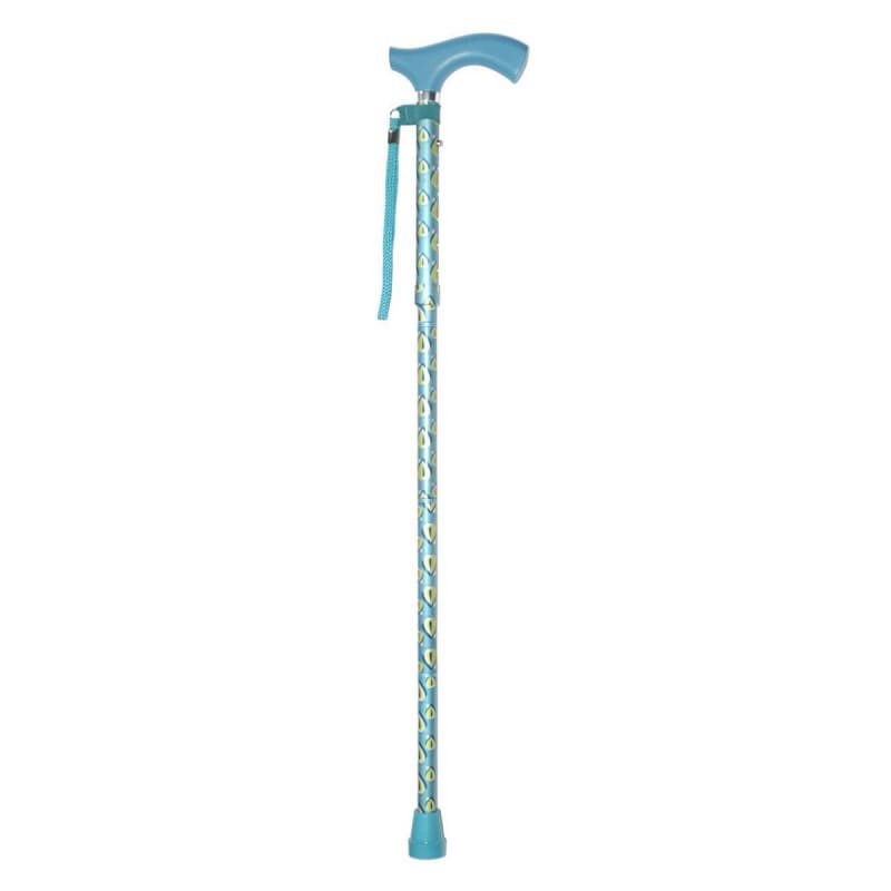 Mabis Healthcare Switch SticksÂ® Folding Cane, Thames Print, 32 to 37 Inch Height