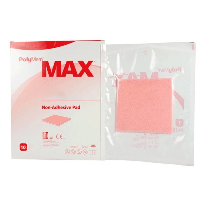 Ferris Manufacturing PolyMem® Max® Nonadhesive Without Border Foam Dressing, 3 x 3 Inch Ferris Manufacturing PolyMem® Max® Nonadhesive Without Border Foam Dressing, 3 x 3 Inch