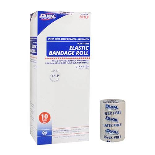 Dukalâ„¢ Clip Detached Closure Elastic Bandage, 3 Inch x 4-1/2 Yard Dukalâ„¢ Clip Detached Closure Elastic Bandage, 3 Inch x 4-1/2 Yard