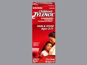 J & J Sales TylenolÂ® Children's Pain + Fever Acetaminophen 160 mg Oral Suspension Cherry