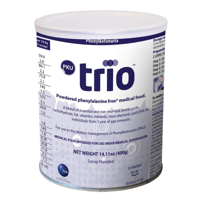 Vitaflo USA LLC PKU trioâ„¢ Powdered Phenylalanine-Free Medical Food, Vanilla Flavor