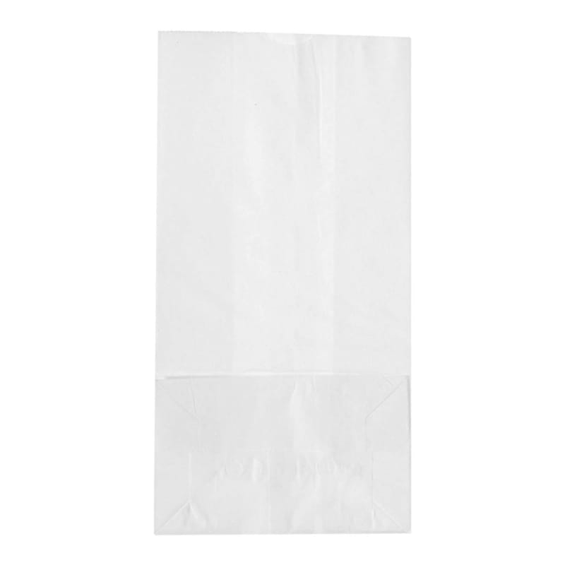 RJ Schinner Co DuroÂ® White Paper Bag, 5 x 3.13 x 9.75 Inch