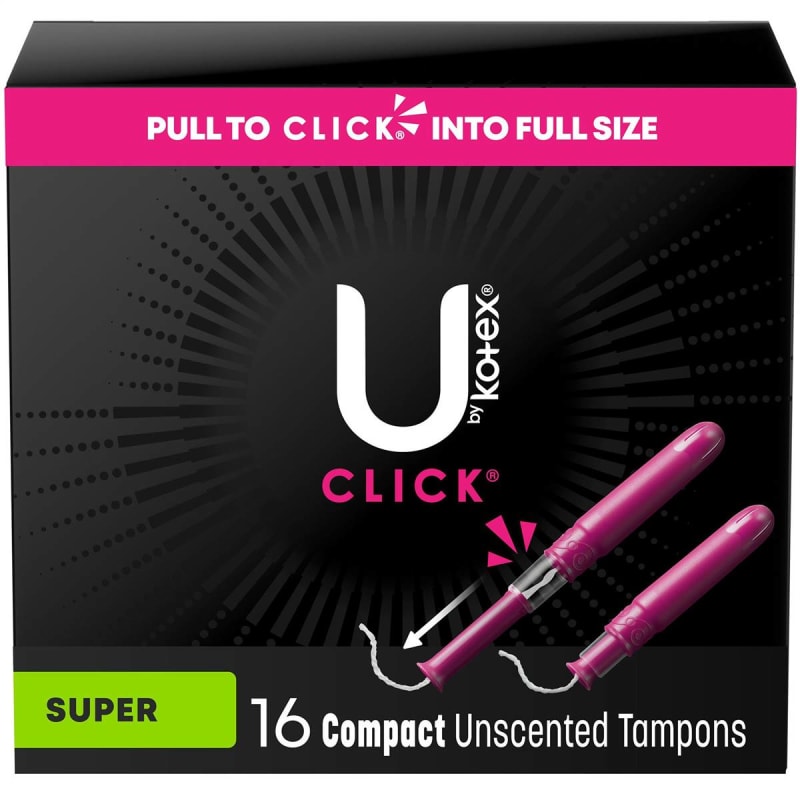 Kimberly Clark U By Kotex® Click® Compact Tampon Kimberly Clark U By Kotex® Click® Compact Tampon