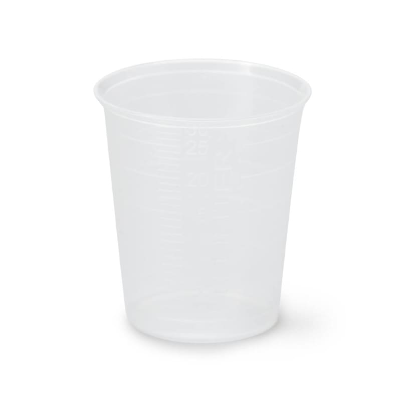 Health Care Logistics Narrow Graduated Medicine Cup, 30 mL