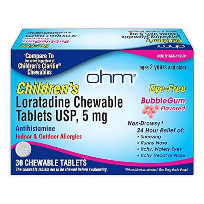 Ohm Labs ohmÂ® Loratadine Children's Allergy Relief
