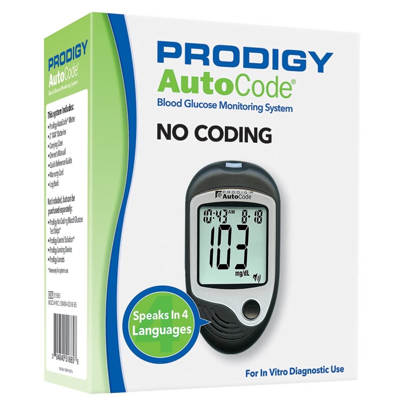 Prodigy Diabetes Care Prodigy AutoCode® Blood Glucose Monitory System Prodigy Diabetes Care Prodigy AutoCode® Blood Glucose Monitory System