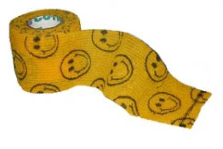 Andover Healthcare Inc CoFlexÂ® NL Cohesive Bandage, 2 Inch x 5 Yard, Multiple Colors with Smiley Faces