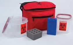 Hopkins Medical Products Deluxe Insulated Biohazard Specimen Transport System