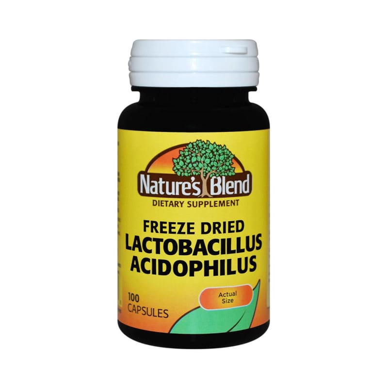 National Vitamin Company Nature's Blend Lactobacillus Acidophilus Probiotic Dietary Supplement