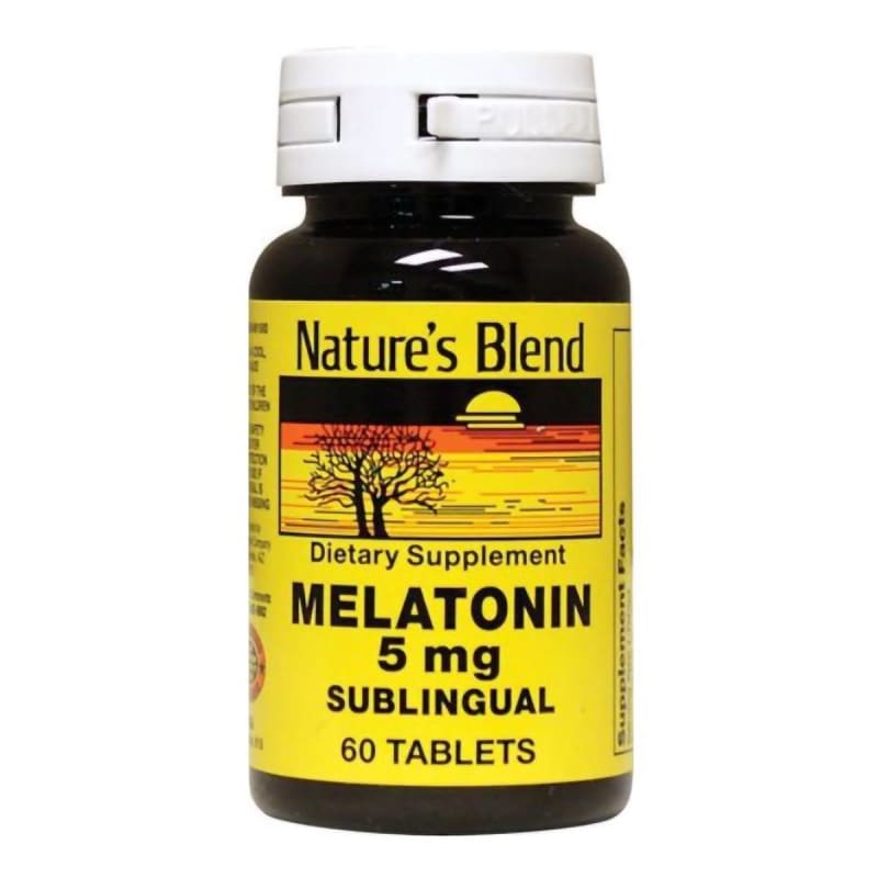 National Vitamin Company Nature's Blend Melatonin 5 mg Tablets