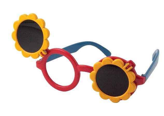 Good-Lite Kay Pictures Occluder Glasses Sunflower Style Pediatric Blue / Red / Yellow Plastic Good-Lite Kay Pictures Occluder Glasses Sunflower Style Pediatric Blue / Red / Yellow Plastic