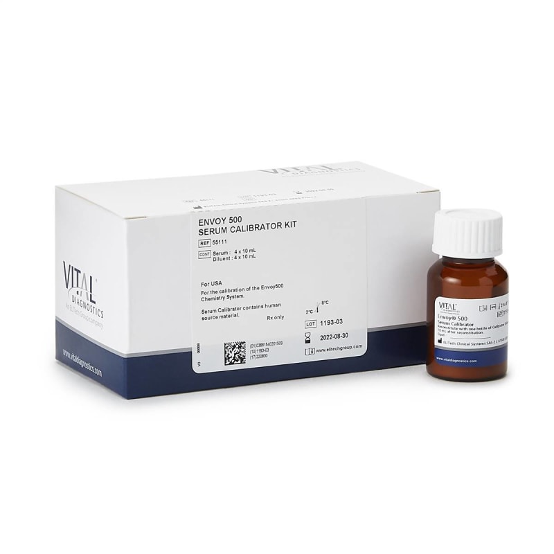 Clinical Diagnostic Solutions Calibrator EnvoyÂ® Serum 4 X 10 mL For Envoy 500 Chemistry Analyzers