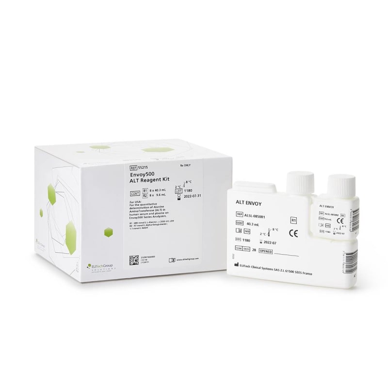 Clinical Diagnostic Solutions EnvoyÂ® 500 Reagent Kit for use with Envoy 500 Chemistry System, ALT test