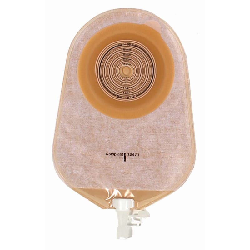 Coloplast Urostomy Pouch AssuraÂ® One-Piece System Convex, Trim to Fit 10 to 55 mm Stoma