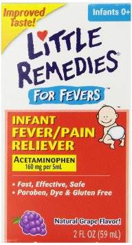 Med-Tech Products Children's Pain Relief Little RemediesÂ® 160 mg / 5 mL Strength Acetaminophen Oral Suspension 2 oz.
