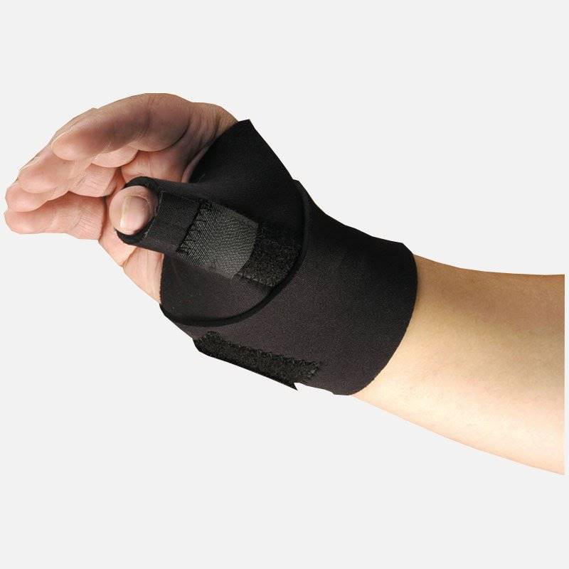 Hely & Weber Thumb Brace Modabberâ„¢ Adult Regular Hook and Loop Strap Closure Left or Right Hand Black