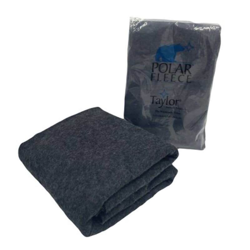 Taylor Healthcare Products First Comfort Fleece Thermal Blanket, Gray, 40 x 80 Inch