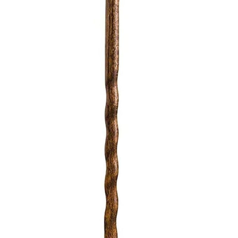 Mabis Healthcare Brazosâ„¢ Twisted Oak Dual Purpose Handcrafted Walking Stick, 55-Inch