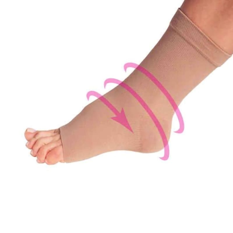 Pedifix Compression Sleeve Pedi-Smart® Size 3 Beige Ankle Pedifix Compression Sleeve Pedi-Smart® Size 3 Beige Ankle