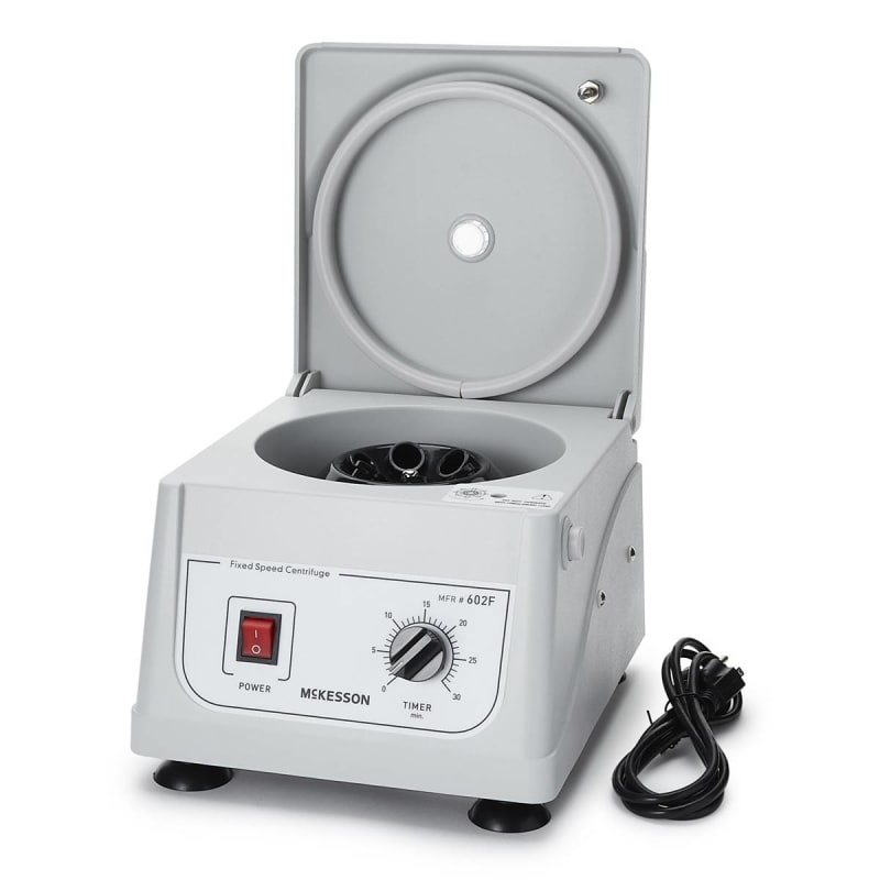 McKesson Fixed Speed Centrifuge, Fixed Angle Rotor, Six Place, 3,400 RPM