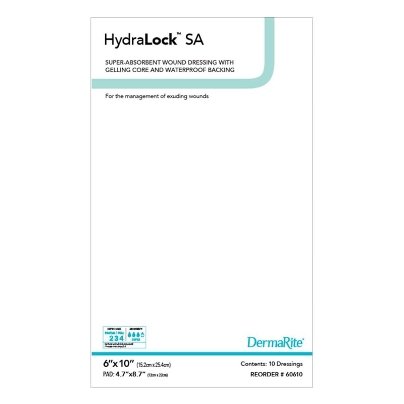 Sion Brands LLC HydraLockâ„¢ Super Absorbent Dressing, 6 x 10 Inch