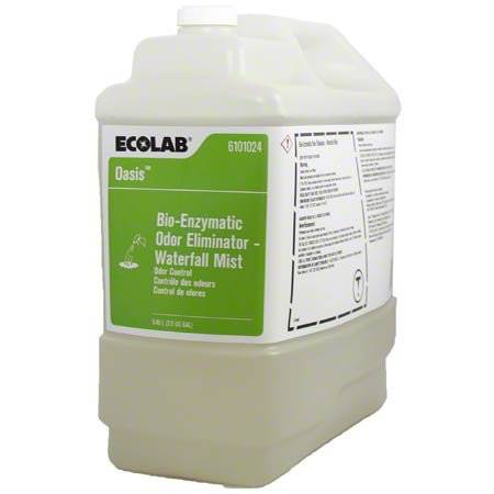 EcolabÂ® Bio-Enzymatic Oasis Air Freshener, Waterfall Mist Scent, 2.5-gallon jug