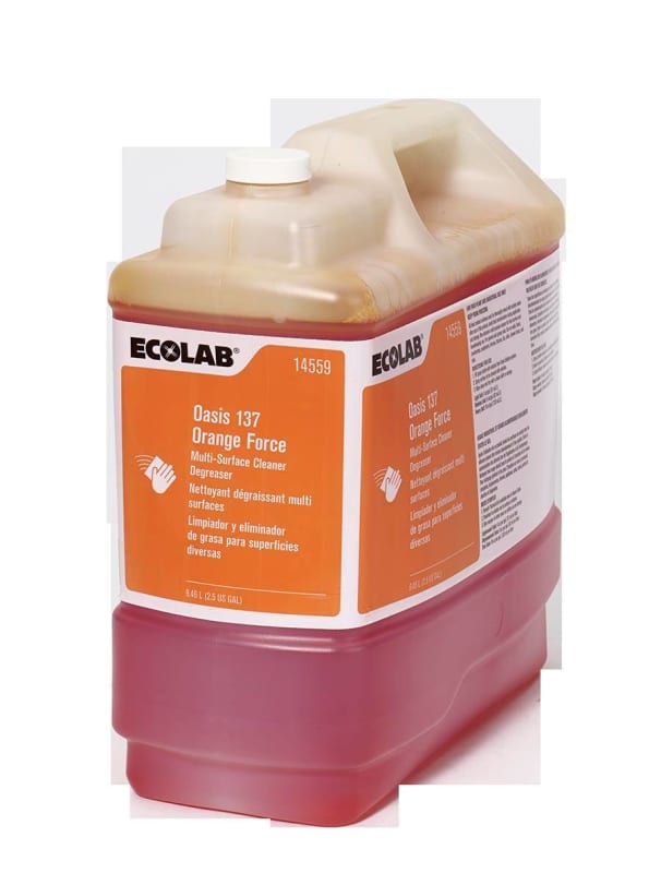 Ecolab OasisÂ® 137 Orange Forceâ„¢ Surface Cleaner / Degreaser