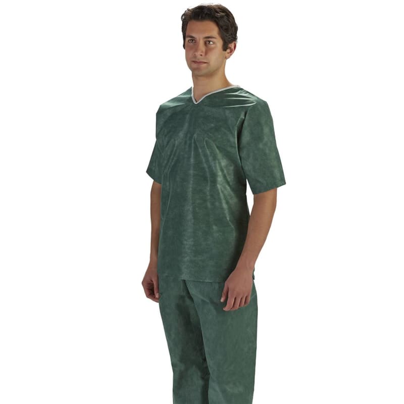 Graham Medical Products Disposable Scrub Pants, Dark Green, 2X Large