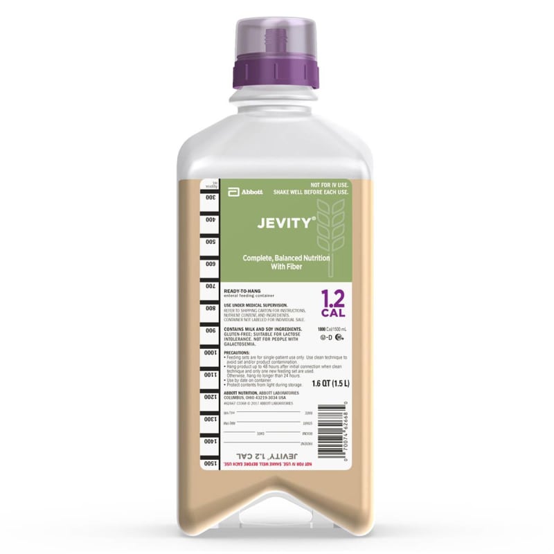 Abbott Nutrition JevityÂ® 1.2 Cal Tube Feeding Formula, 1.5 Liter Carton
