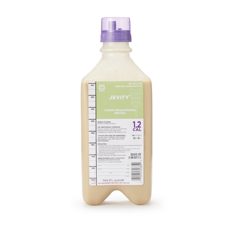 Abbott Nutrition Jevity® 1.2 Cal Tube Feeding Formula, 33.8 oz. Ready to Hang Carton Abbott Nutrition Jevity® 1.2 Cal Tube Feeding Formula, 33.8 oz. Ready to Hang Carton