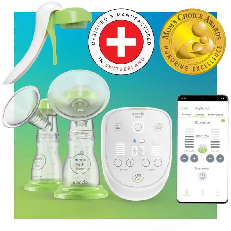 Ardo Medical Inc Double Electric Breast Pump with Manual Pump Handle Ardo Alyssa