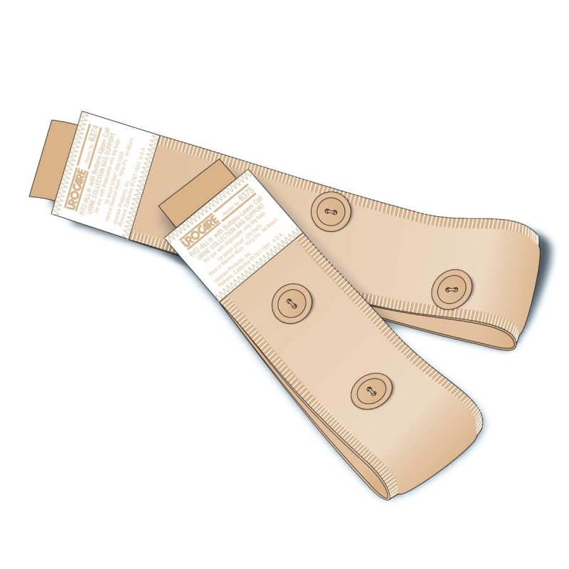 Urocare Products Fitz-AllÂ® Fabric Leg Straps with Buttons