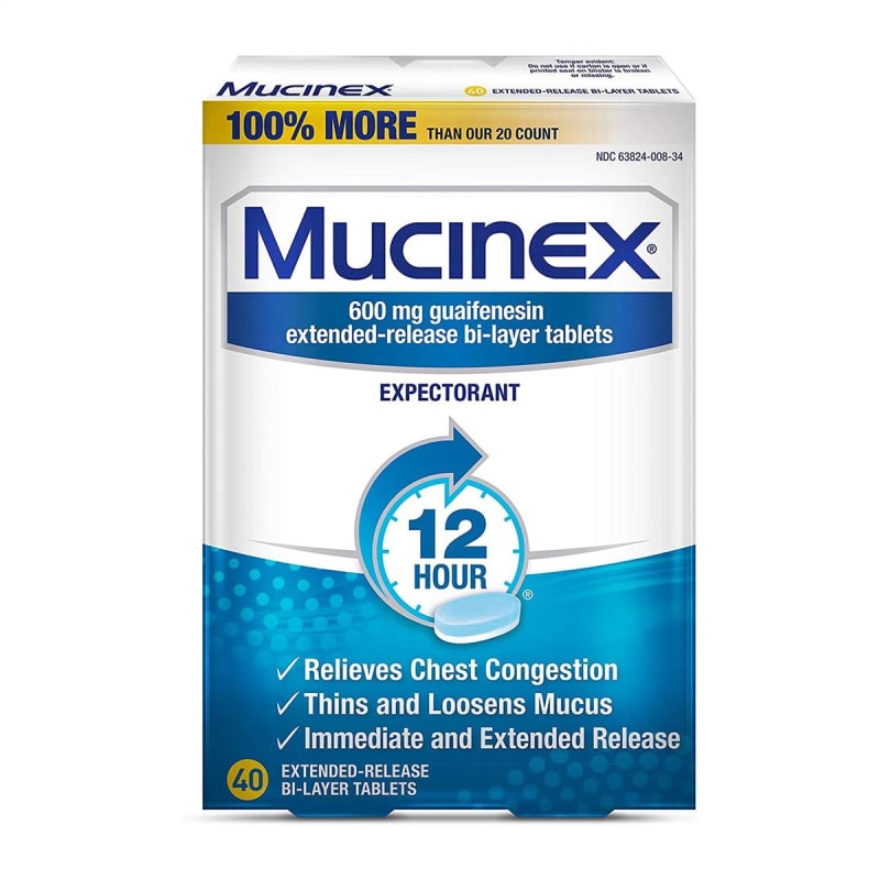 Reckitt Benckiser MucinexÂ® Guaifenesin Cold and Cough Relief