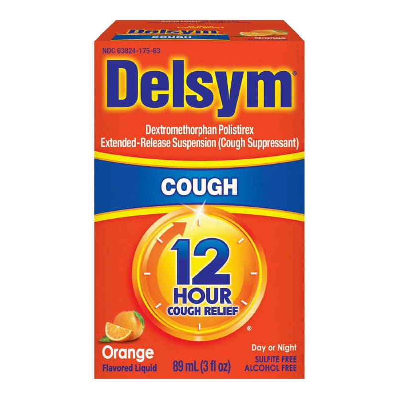 Reckitt Benckiser DelsymÂ® 12 Hour Cough Relief, Orange Flavor
