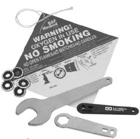 Allied Healthcare B & F Medical Oxygen Regulator Wrench