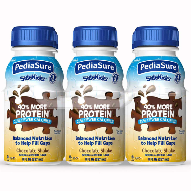 Abbott Nutrition PediaSure Sidekicks® Chocolate Shake, 8-ounce bottle Abbott Nutrition PediaSure Sidekicks® Chocolate Shake, 8-ounce bottle