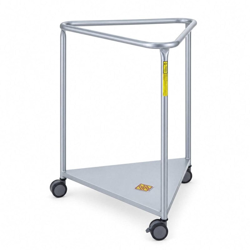 R&B Wire Large Capacity Triangular Hamper Stand with No Lid R&B Wire Large Capacity Triangular Hamper Stand with No Lid