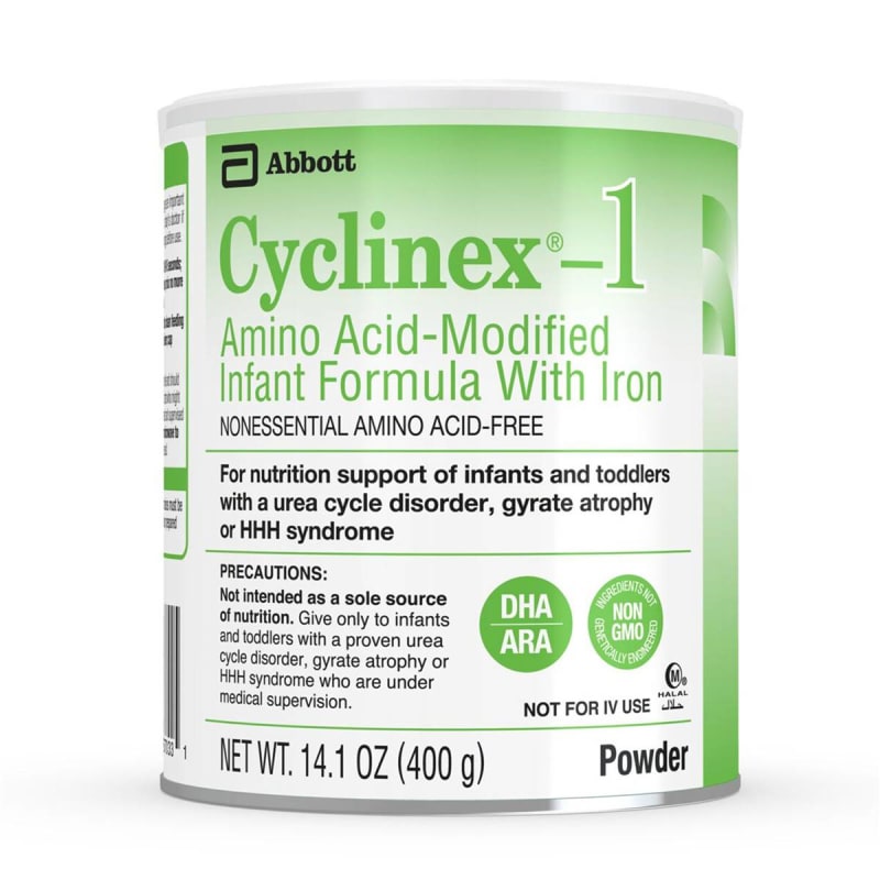Abbott Nutrition Cyclinex®-1 Amino Acid-Modified Infant Formula With Iron, 14.1-ounce can Abbott Nutrition Cyclinex®-1 Amino Acid-Modified Infant Formula With Iron, 14.1-ounce can