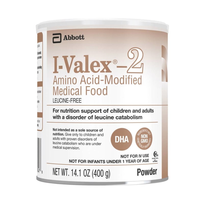 Abbott Nutrition I-ValexÂ®-2 Amino Acidâ€“Modified Medical Food for Leucine Catabolism, 14.1-oz. Can