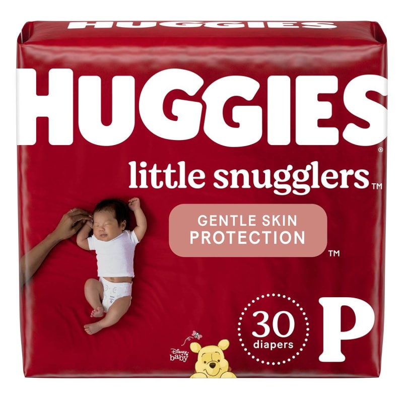 Kimberly Clark HuggiesÂ® Little Snugglers Diaper, Preemie