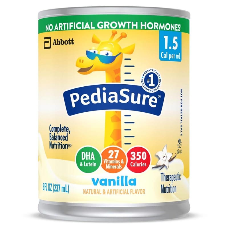 Abbott Nutrition PediaSureÂ® 1.5 Cal Therapeutic Nutrition, Vanilla, 8-ounce Can