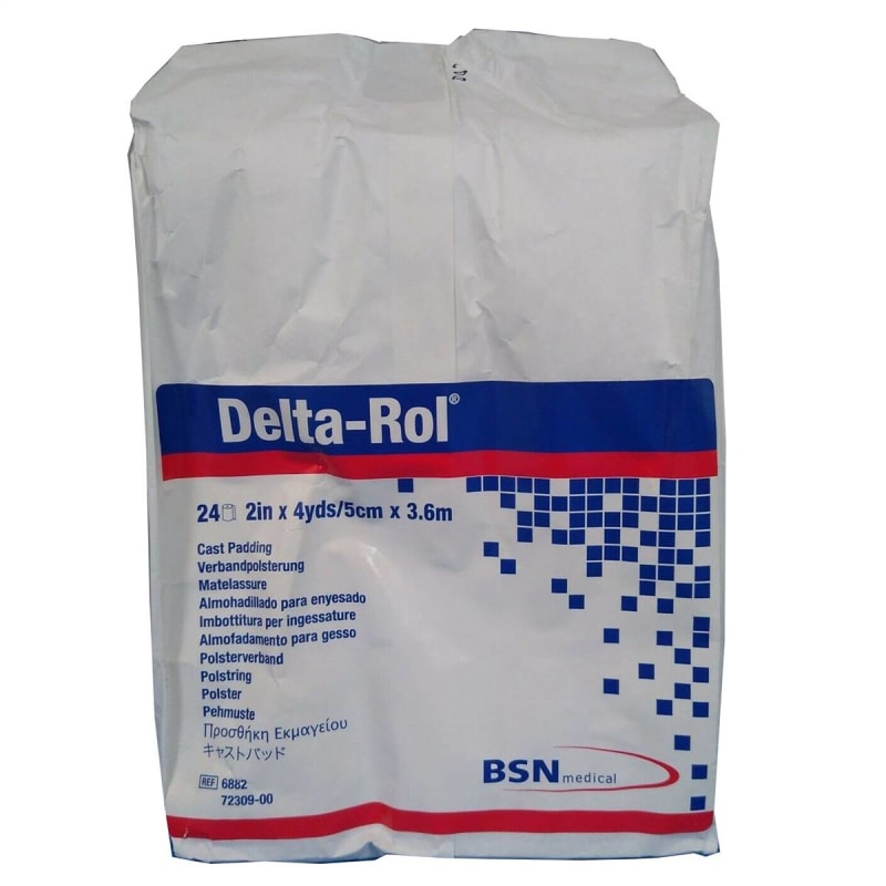 BSN Medical Delta-RolÂ® White Acrylic Undercast Cast Padding, 2 Inch x 4 Yard