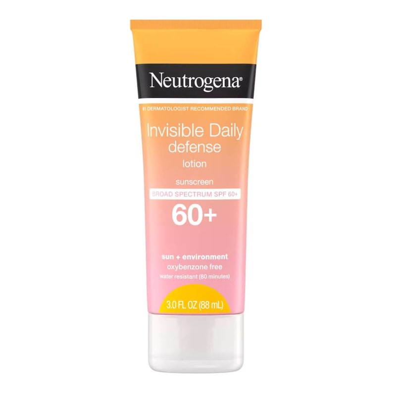 J & J Sales NeutrogenaÂ® Invisible Daily Defense Sunscreen Lotion SPF 60+, 3-ounce Tube