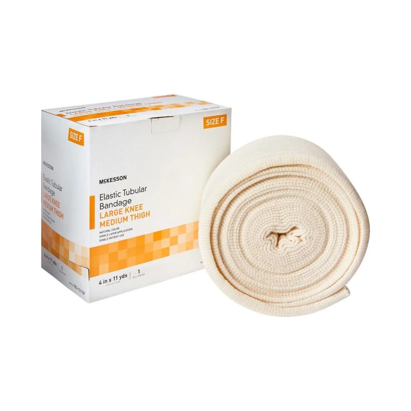 Knit-Rite CompressogripÂ® White Tubular Elastic Bandage, 6 Inch x 11 Yard, 20 â€“ 25 mmHg