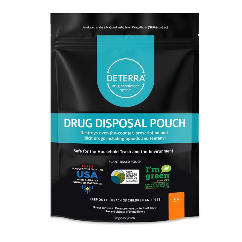 Verde Environmental Technologies Inc DeterraÂ® Drug Disposal Pouch for Disposal of Pharmaceuticals, Small