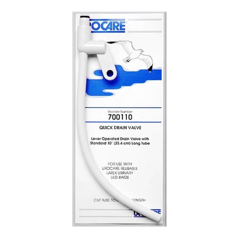 Urocare Products Urocare® Quick Drain Valve™ Long DrainTube Urocare Products Urocare® Quick Drain Valve™ Long DrainTube