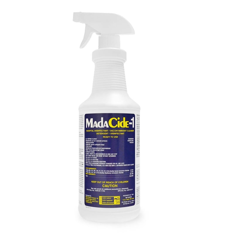 Mada Medical Products MadaCide-1Â® Surface Disinfectant Cleaner, 32 oz.